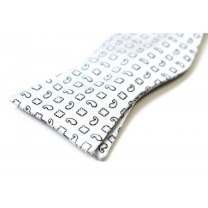 Papion self-tie gri COBBE